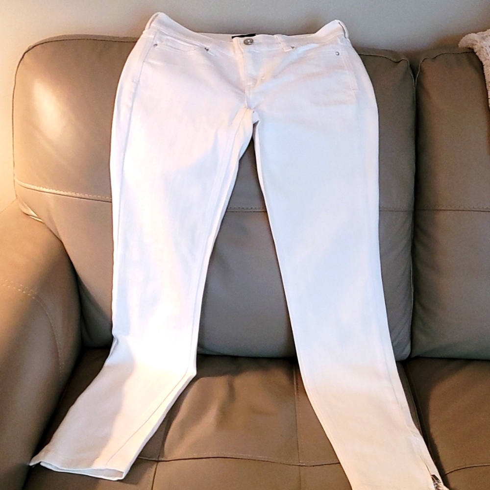 White House Black Market ankle zipper jeans